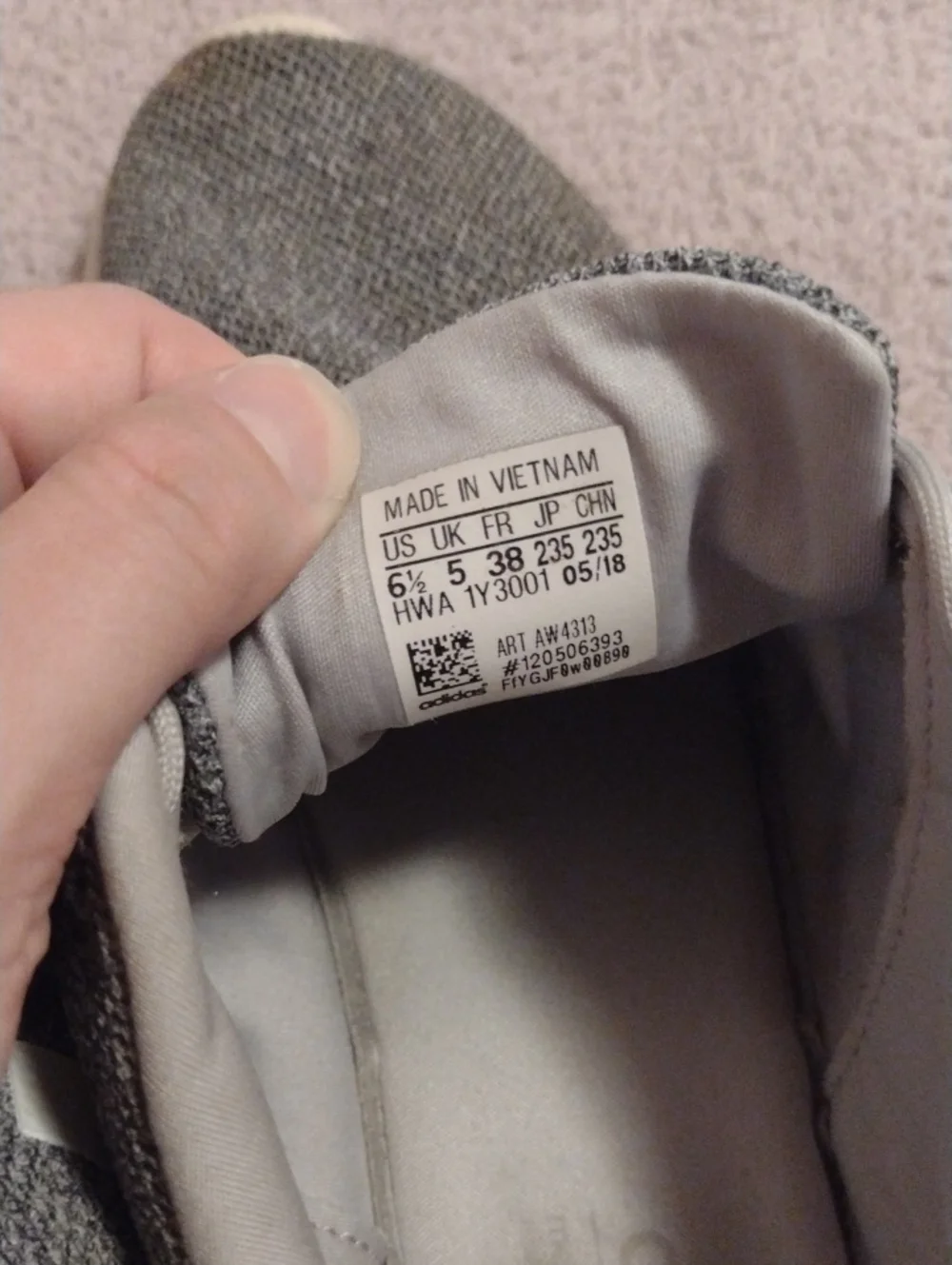 Adidas Cloudfoam QT Grey Racer Sneakers
